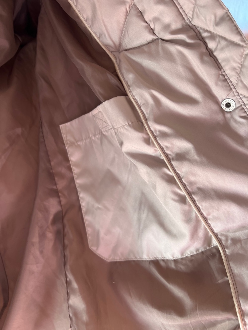 Jessica Women's Faux-Fur Trim Quilted Puffer Coat - Light Taupe - Picture 13 of 15